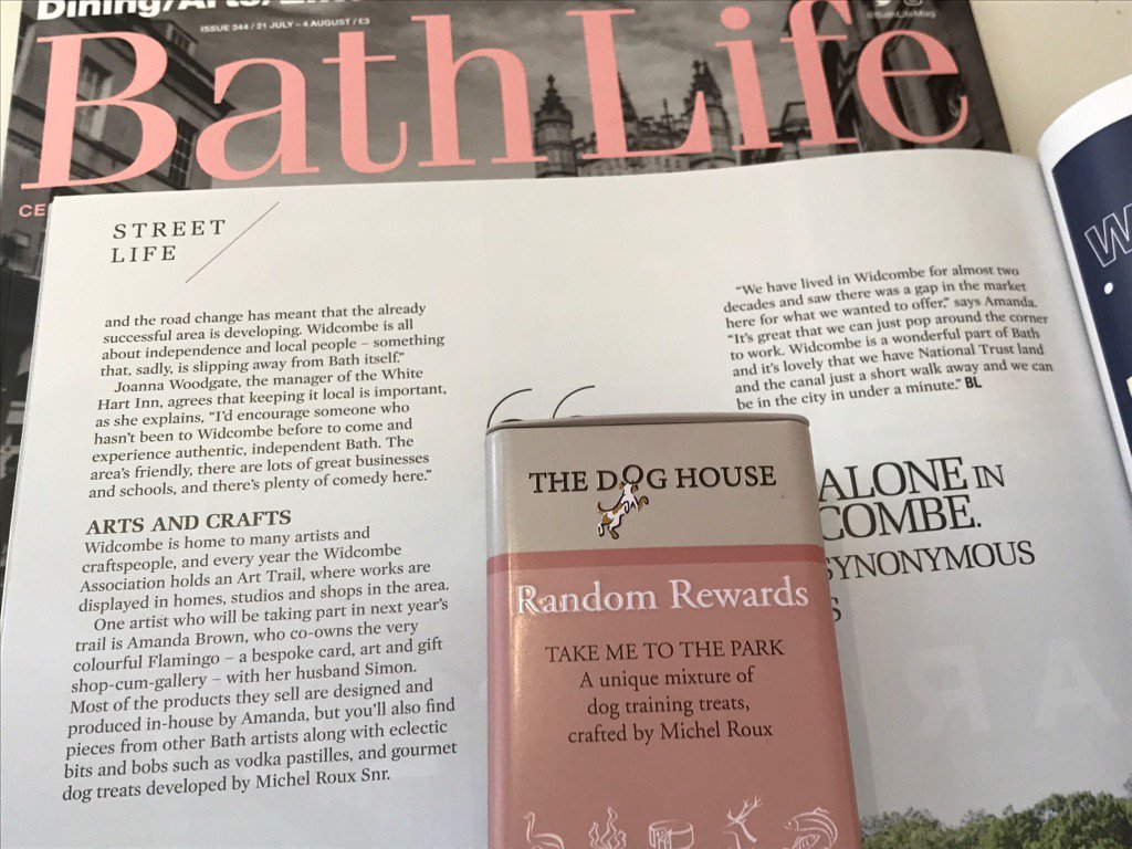 Our gourmet dog treats by @MichelRouxOBE get a mention in the latest <a href="/BathLifeMag/">Bath Life</a> edition! <a href="/InBath/">InBath</a> <a href="/Doghousetrading/">The Dog House</a>