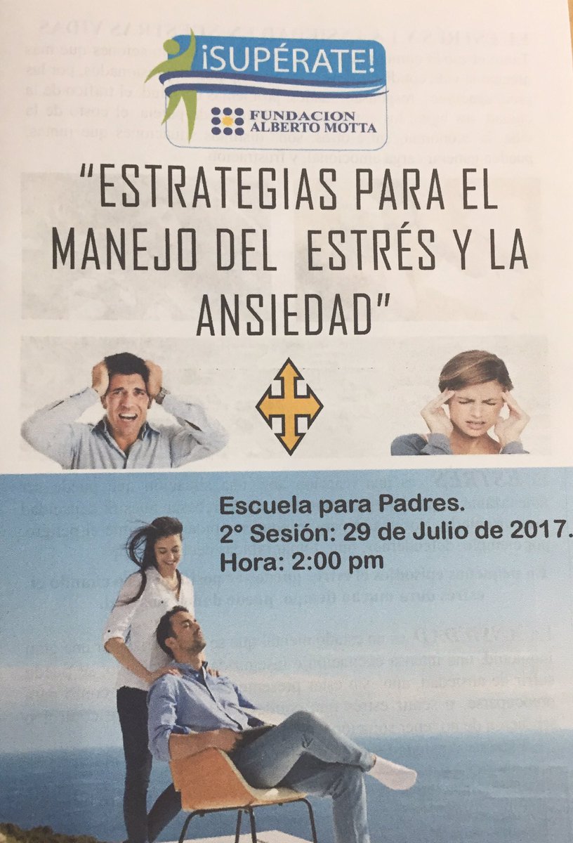 Ya todo está listo para nuestra Escuela para Padres. Sábado 29 de julio, 2:00PM.
