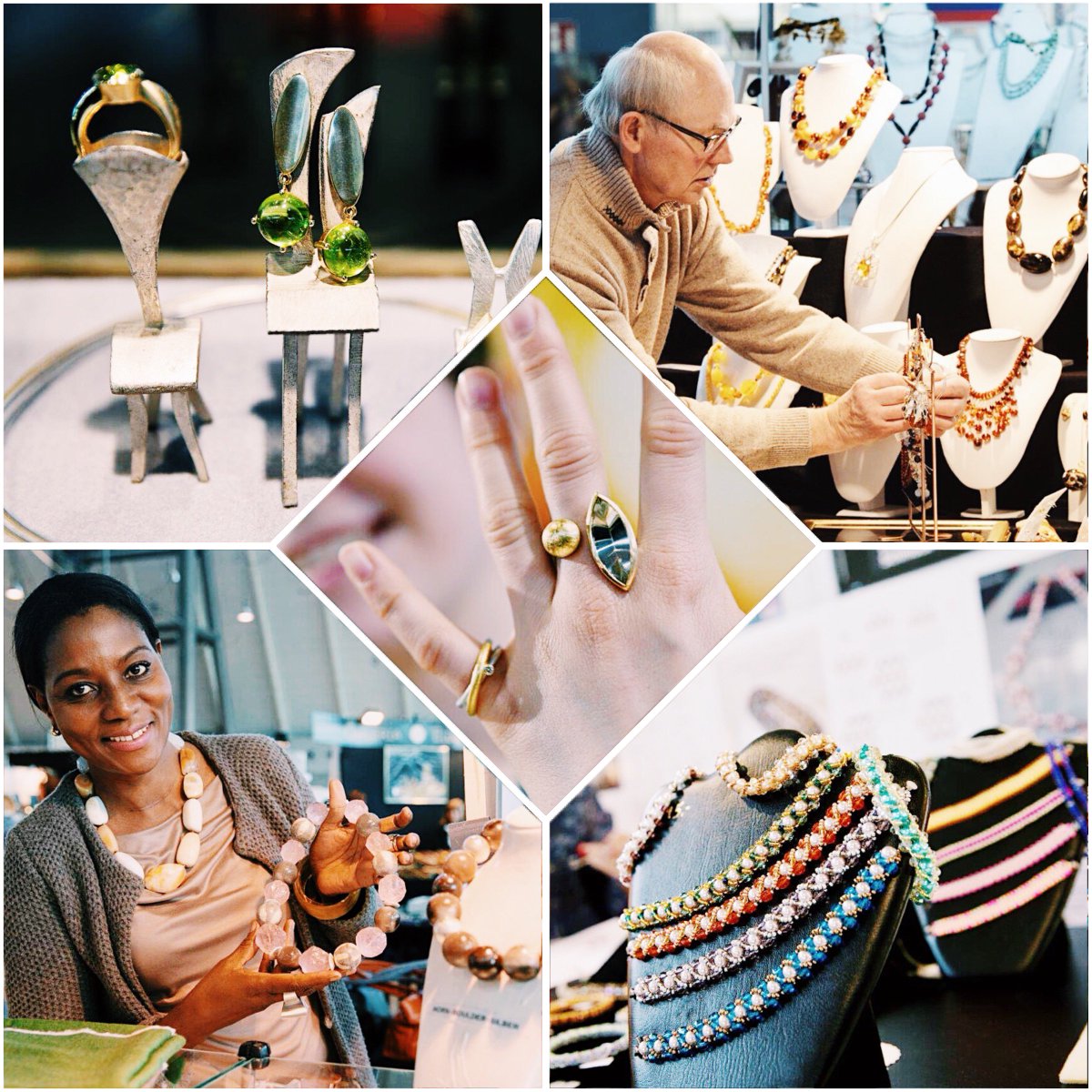 Messe_Stuttgart's tweet photo. Im Schmuck-Boulevard auf der #MFS17 im November stellen Designer & Künstler ihre einzigartigen Schmuckstücke vor!👍💍 https://t.co/QbmtGllUMs https://t.co/a5aMDDLTsF