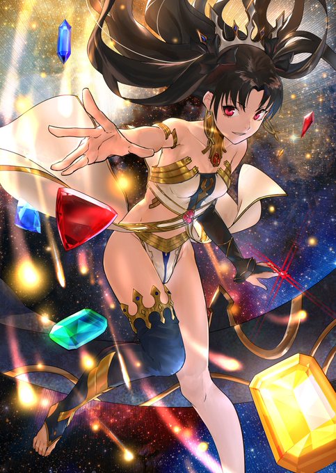 RINGOEN@1日目シー14a @RINGOEN_Apple 様から許可もらいました、キャラクタースリーブ-イシュタルのイラストを担当させていただきました😁 