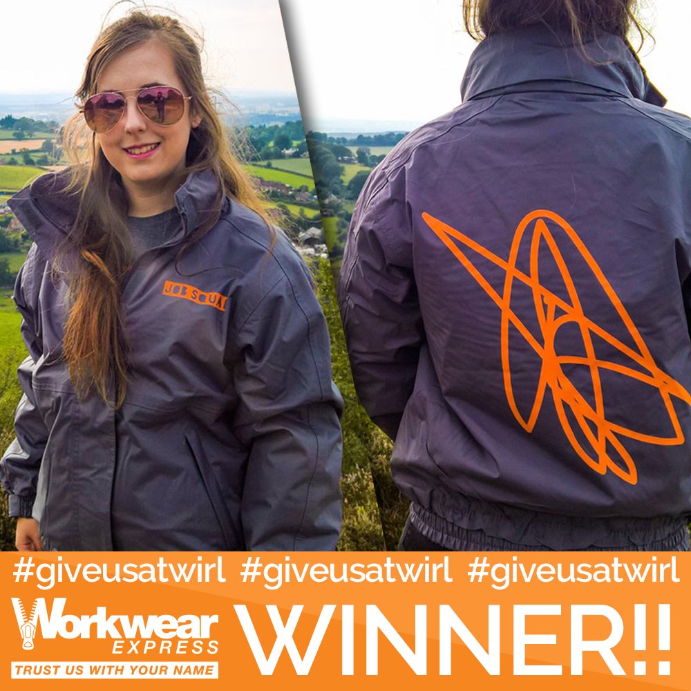 workwearexpress's tweet photo. Congratulations @JobSquadTeam you have won our sweet hamper for our #giveusatwirl competition - Well Done Guys &amp; great photos! https://t.co/90c7emuS75