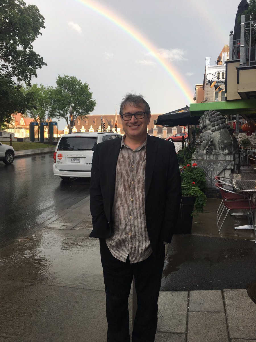 Rebeccaruth5's tweet photo. Jon found his pot of gold in Quebec City! https://t.co/SyHjcBemjd