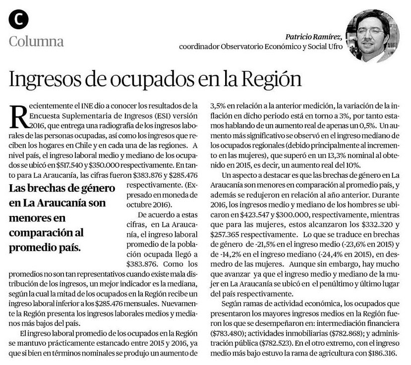 PatoRamirez_eco's tweet photo. Comparto algunos datos de los ingresos laborales de la región de La Araucanía según la #ESI2016: https://t.co/tXMTtPyHx6 @UFrontera https://t.co/AKhqkAhGBk