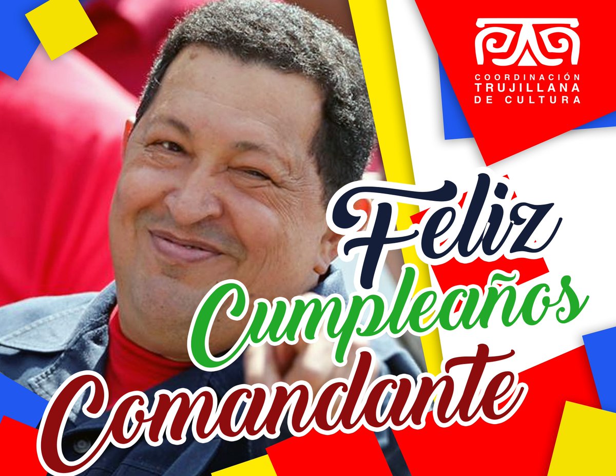 culturaTru's tweet photo. Chávez fue un gran  promotor de nuestra cultura y valores, como la única alternativa para ser libres.
#Chavez63AñosTuLuchaSigue https://t.co/Wtlkn7IFW2