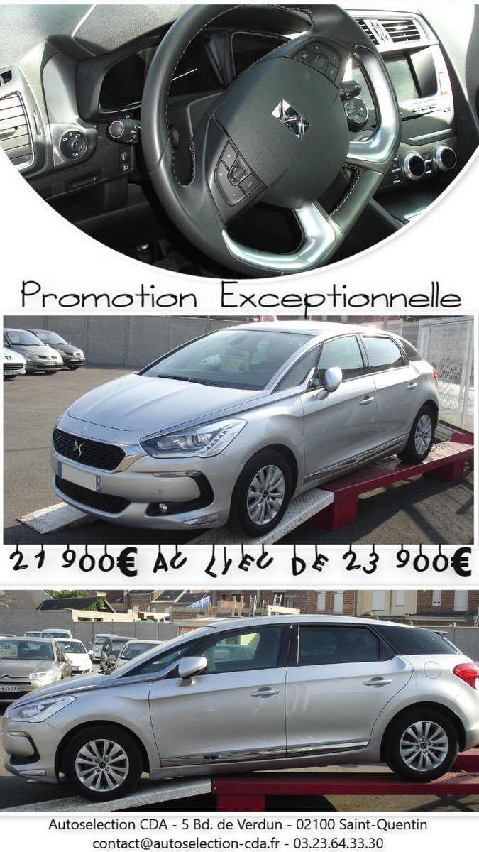 autoselection02's tweet photo. Pour la dernière démarque, @autoselection02 vous propose une réduction de 2 000€ sur la DS5 ! 

#solde #concession #citroen #picardie https://t.co/APcTSByD5q