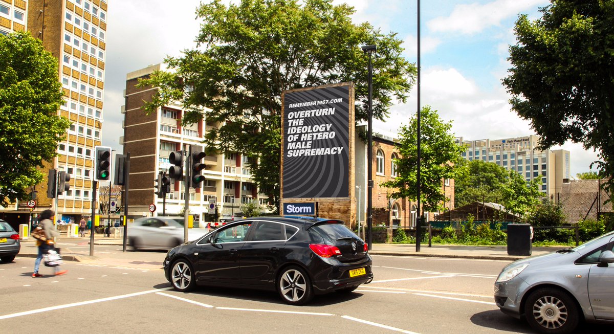 BMO_UK's tweet photo. .@martinfirrell marks 50th Anniversary of 1967 Sexual Offences Act with #DOOH as we #Remember1967 - learn more: https://t.co/zyW9404JtW https://t.co/RZuuecuMHW