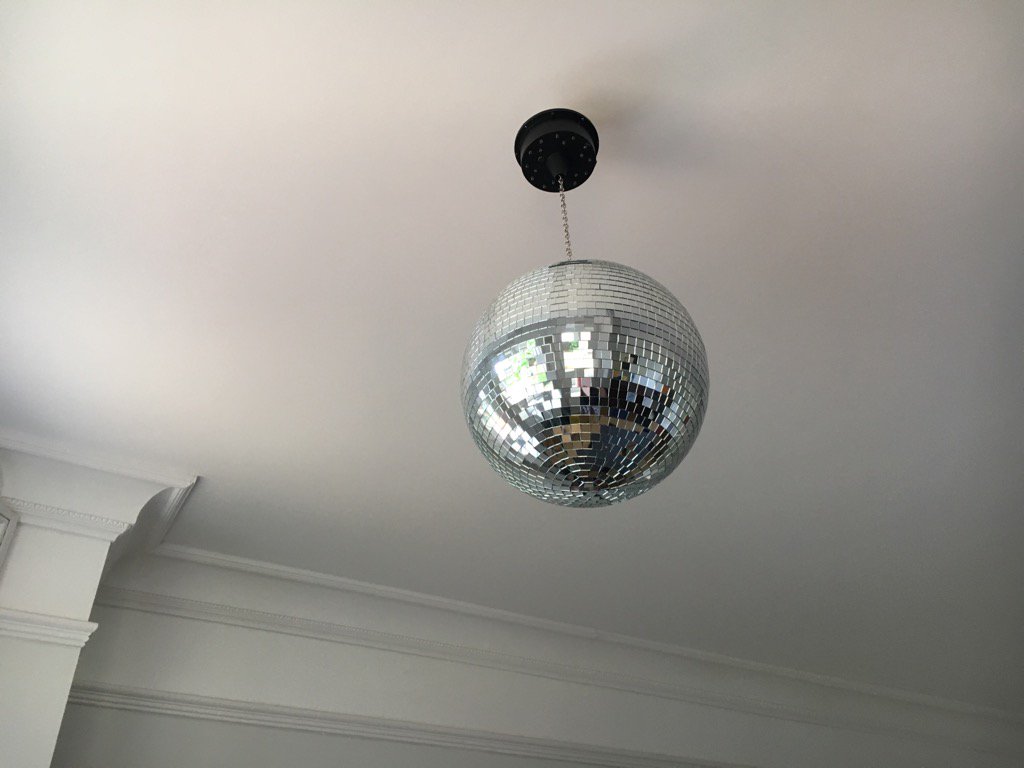 lougavin's tweet photo. It's Friday, my big girl is finally feeling better. #FridayFeeling #discoball #dancingmakeseverythingbetter https://t.co/wr7Qgwobp5