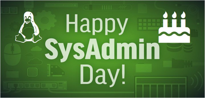 tosterisdotcom's tweet image. Sveiciens visiem sistēmu administratoriem viņu svētkos! #SysAdminDay