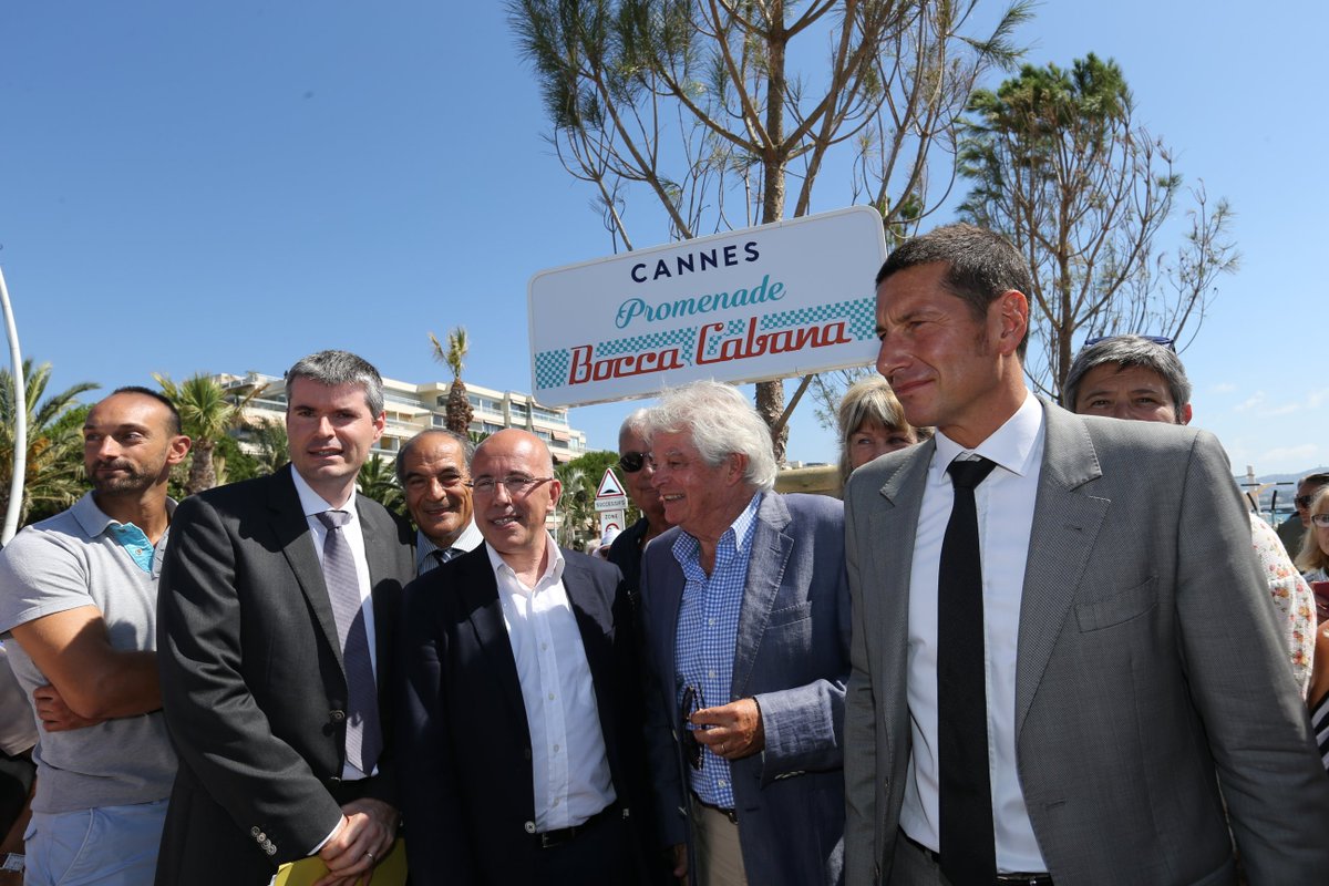 departement06's tweet photo. Ce matin, @ECiotti et @davidlisnard ont inauguré la 1ère phase du projet d’envergure #Boccacabana sur le bord de mer cannois https://t.co/izX9PugOJK