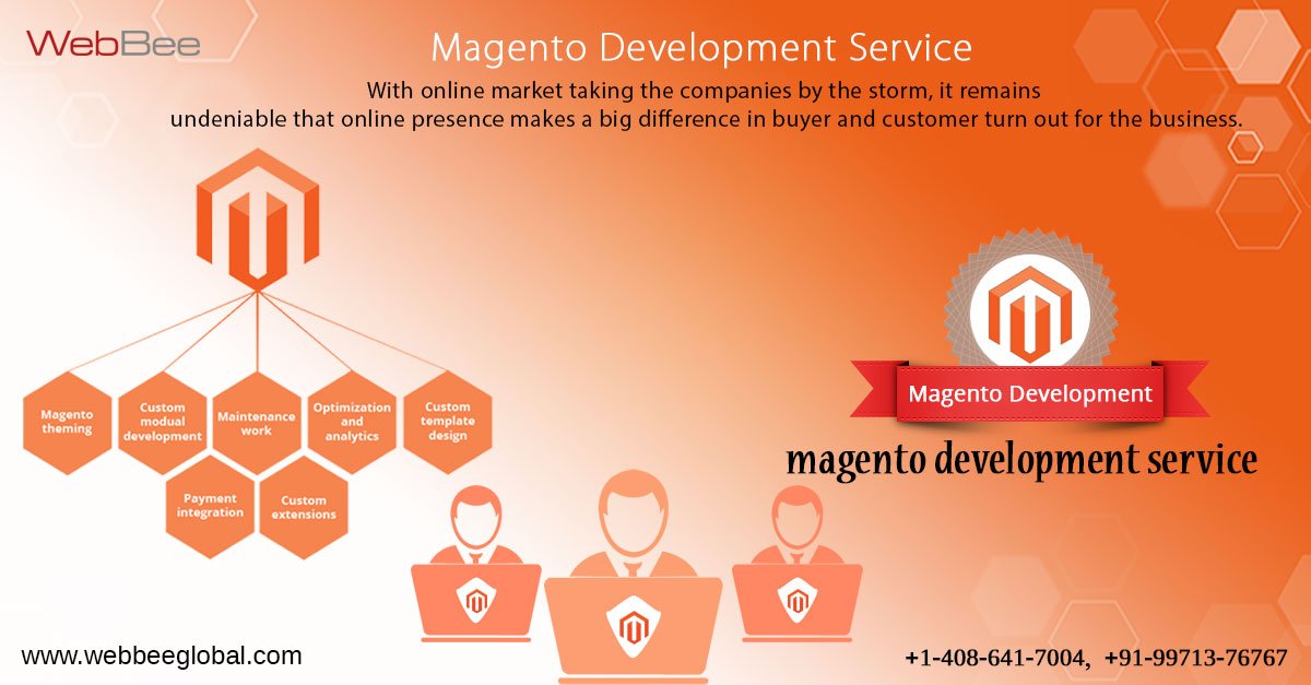 webbeeglobal's tweet image. WebBee provides and considers each client Magento Development Service
Visit Our Site:- goo.gl/AVQQKa
#Magento #Magento_Development