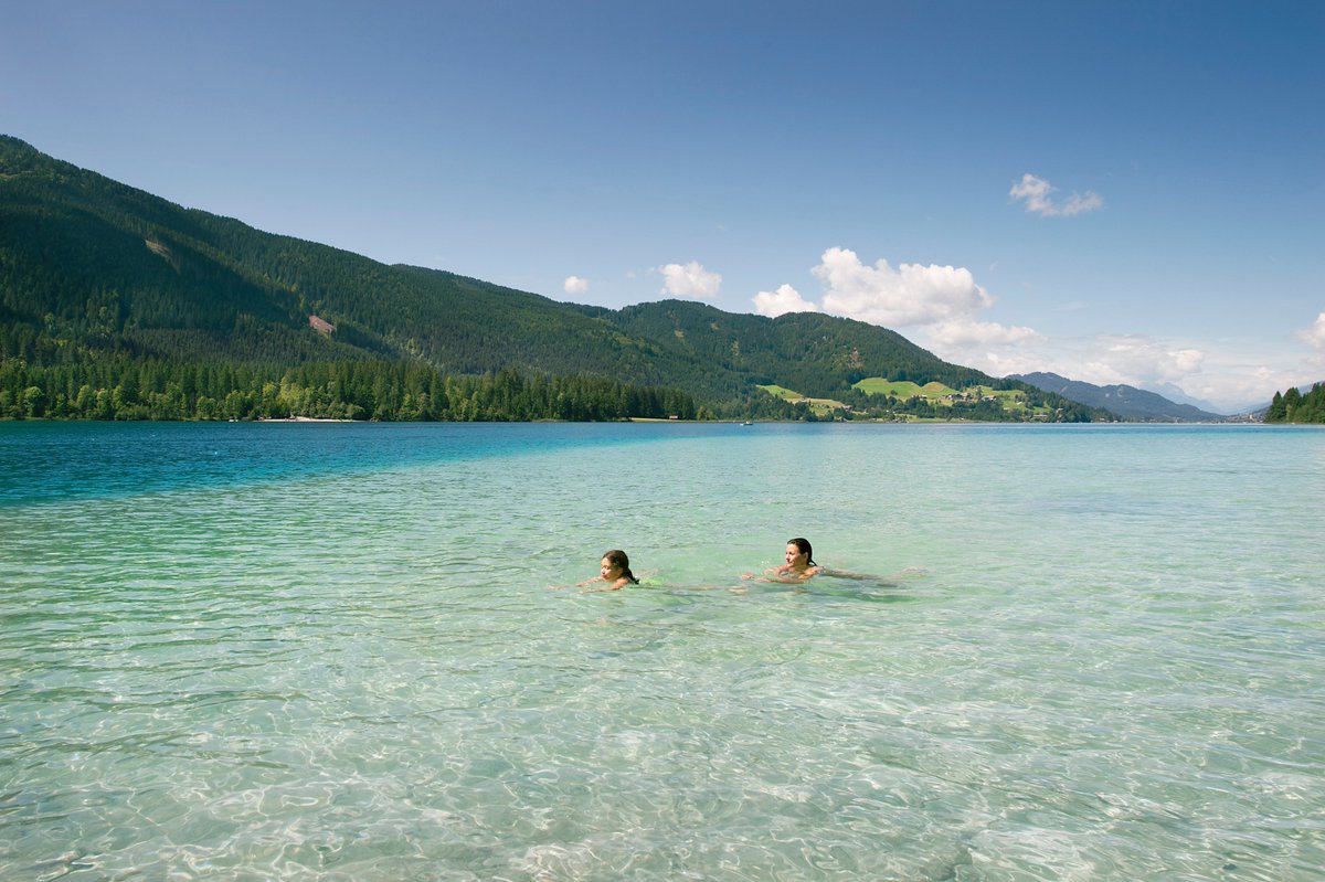 visitweissensee's tweet photo. 23° warmes, glasklares Wasser lädt zur Zeit am #weissensee zum Baden und Schwimmen ein. #visitweissensee #visitcarinthia https://t.co/b1gK6IKuDr