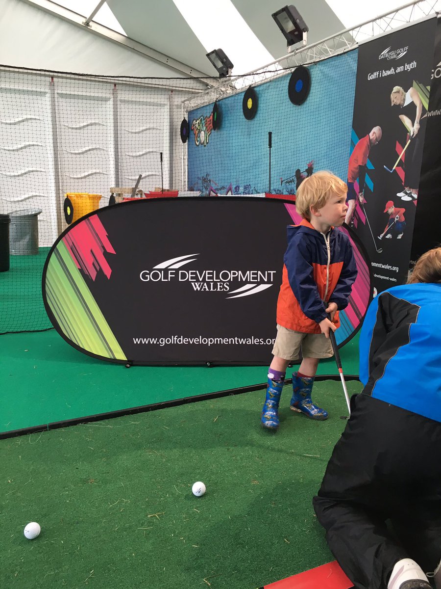 GDW_Golf's tweet photo. Some of our youngest golfers with us on the street golf stand @Royal_Porthcawl during the Senior Open @WilbyGoode https://t.co/wT7gJfMF2P