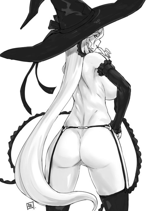 脱稿の開放感から、過去の落書きのマギサ尻をクリンナップしてみる。 