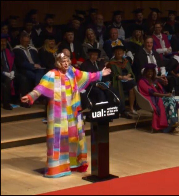 MyGraduateFilm's tweet photo. #UALGrads Amazing Grayson Perry!...and an amazing graduation day! Order your ceremony DVD https://t.co/oCVjeGQHXy  https://t.co/o3jmcX61Mf https://t.co/wdXqs9kkfp