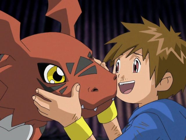 translationmon's tweet image. Ah the meeting of human and partner Digimon is such a beautiful scene...