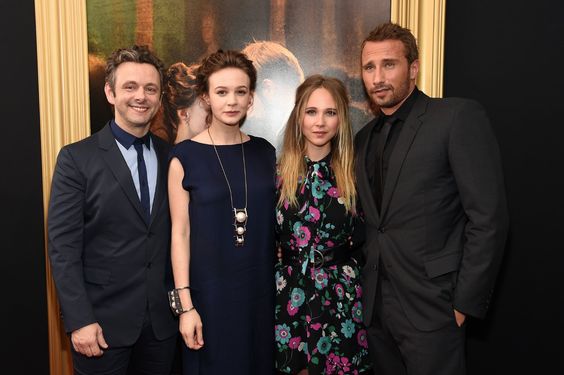 fanlq's tweet photo. #MatthiasSchoenaerts #MichaelSheen #JunoTemple and #CareyMulligan at an event for Far from the Madding Crowd (2015)  https://t.co/j2jYU6A9zb https://t.co/o8uEJm3QYO