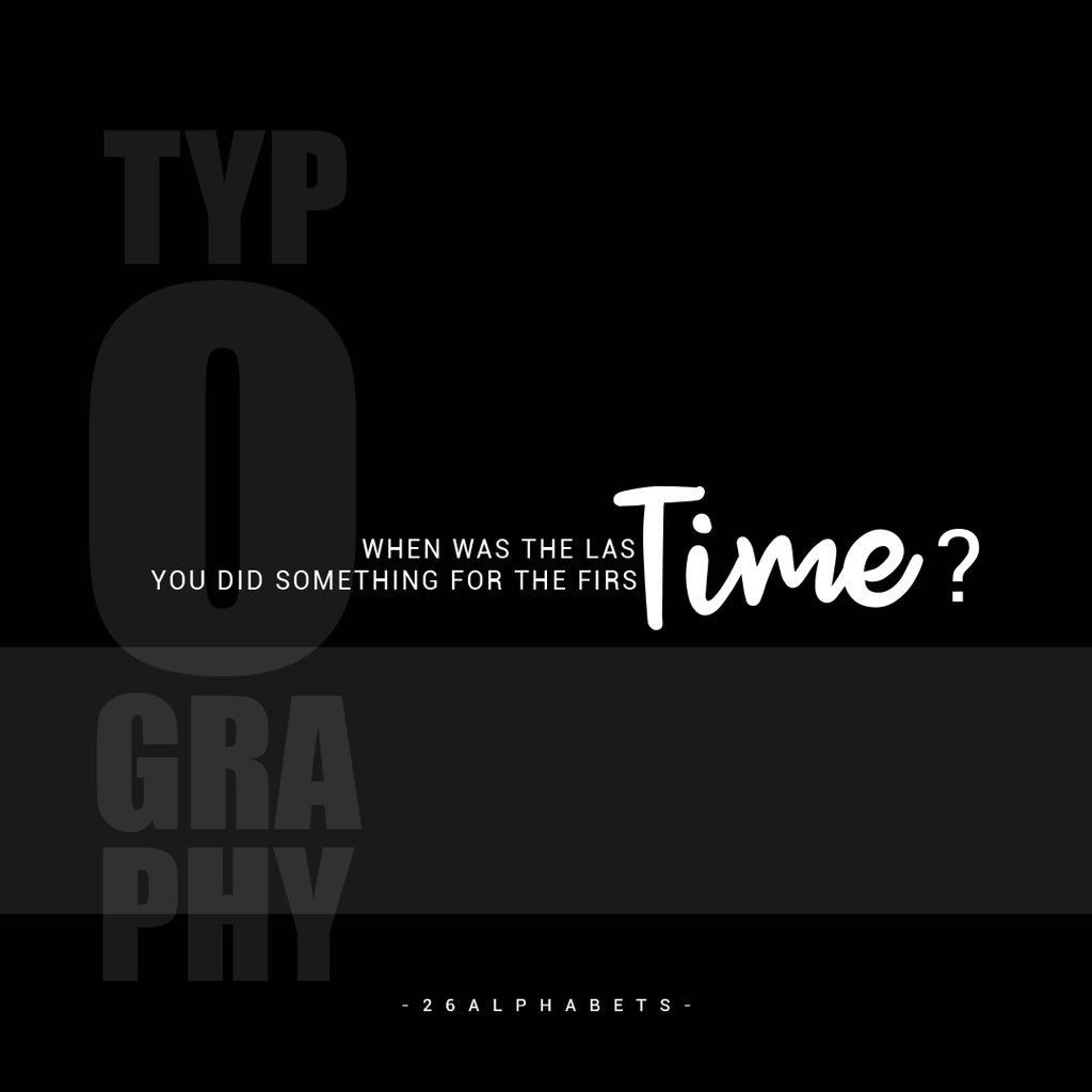 26AlphabetsNG's tweet photo. #blacknwhite #makaididit #textonly #typography https://t.co/MIDennNYzR