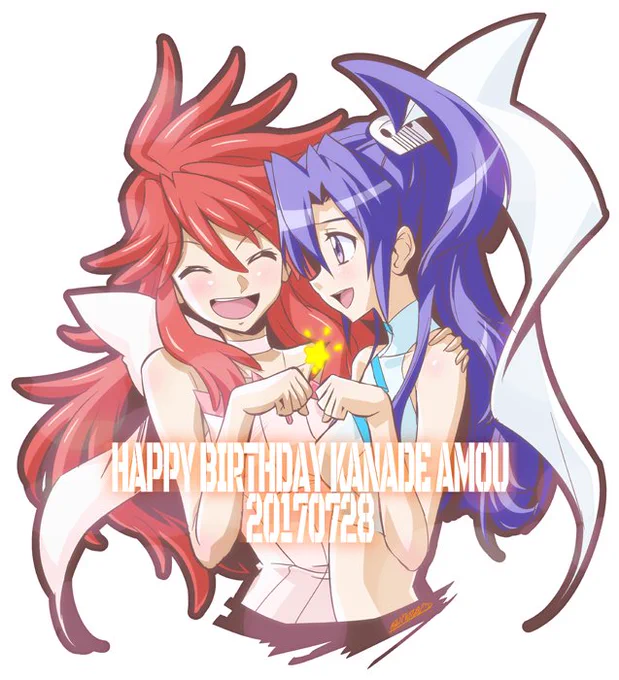 このあとバラララララーってやるんだぞ☆ #天羽奏生誕祭 #symphogear 
