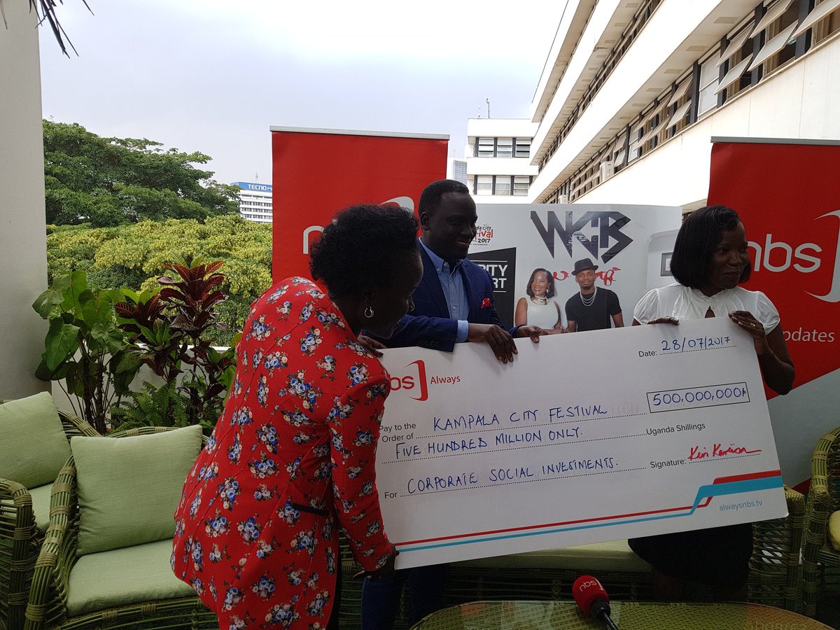 KKariisa's tweet photo. Supporting our @KCCAUG UPE schools through #KampalaCityFestival #CharityConcert @KCCAED @pamadongo @nbstv #NBSCSR https://t.co/slsjK41odi