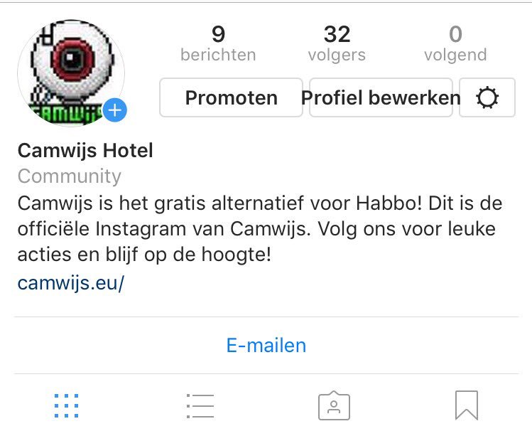 We hebben van ons Instagram profiel een bedrijfsprofiel gemaakt! Neem snel een kijkje op instagram.com/camwijs_nl