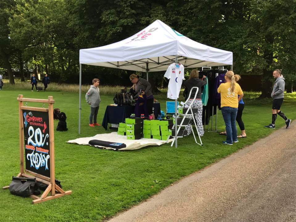 Today we are at grimsthorpe castle for the grimreaper ultra marathon.