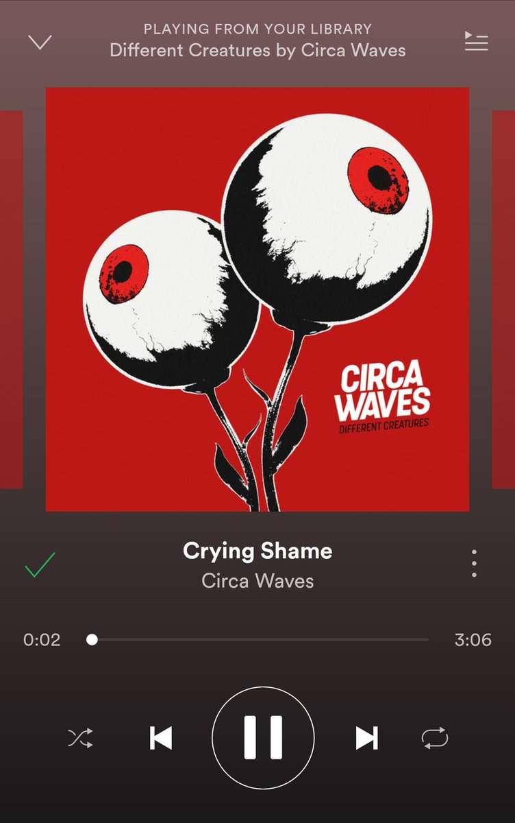 MulleyGoodbarne's tweet photo. Absolutely obsessed with the new @CircaWaves album. Can't wait to see them at #readingfestival this year!! #differentcreatures #circawaves https://t.co/rYSVZcwtm7