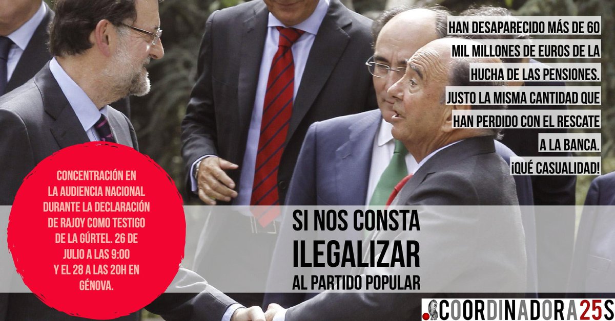 El PP hizo una amnistía fiscal inconstitucional,para blanquear 40.000 Millones de corruptos #MarianoCorleoneDimision