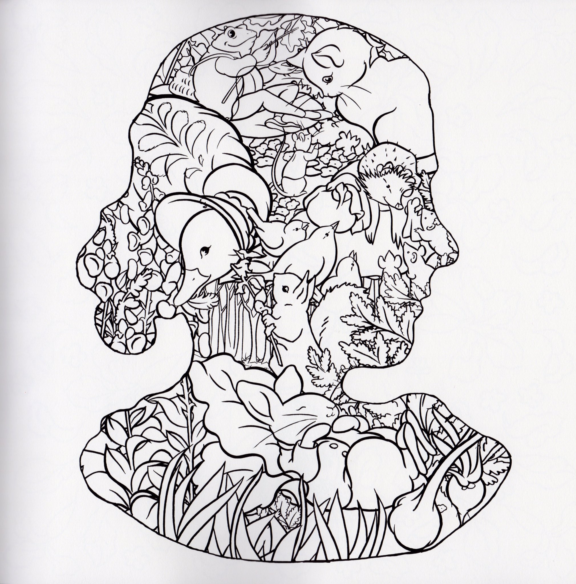 ラピータ On Twitter Happybirthday Beatrixpotter Colouringbook わたしのピーター ピーターラビット展 ビアトリクス ポターの151回目のお誕生日記念日に届いた塗り絵ブック ビアトリクスのシルエットにキャラクターが描かれているもの