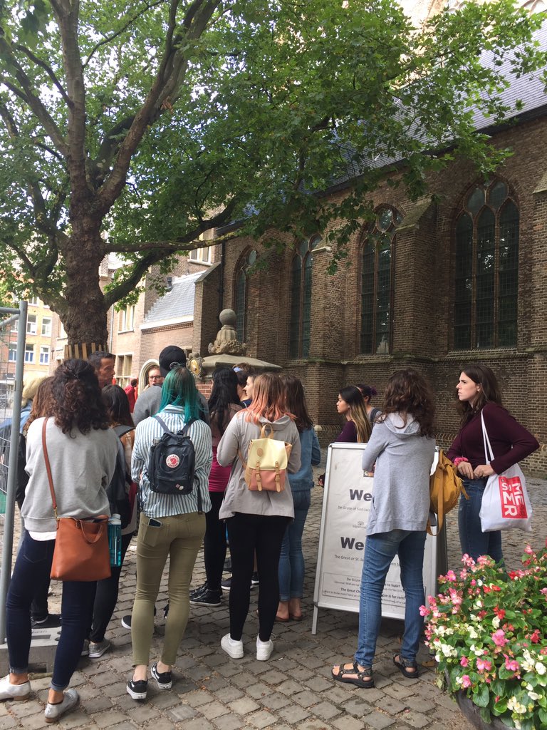 AmsterdamMSU's tweet photo. #MSU students abroad. #DenHaag. @MSU_Gencen @spartansabroad @CALmsu https://t.co/FaBJCIa60n