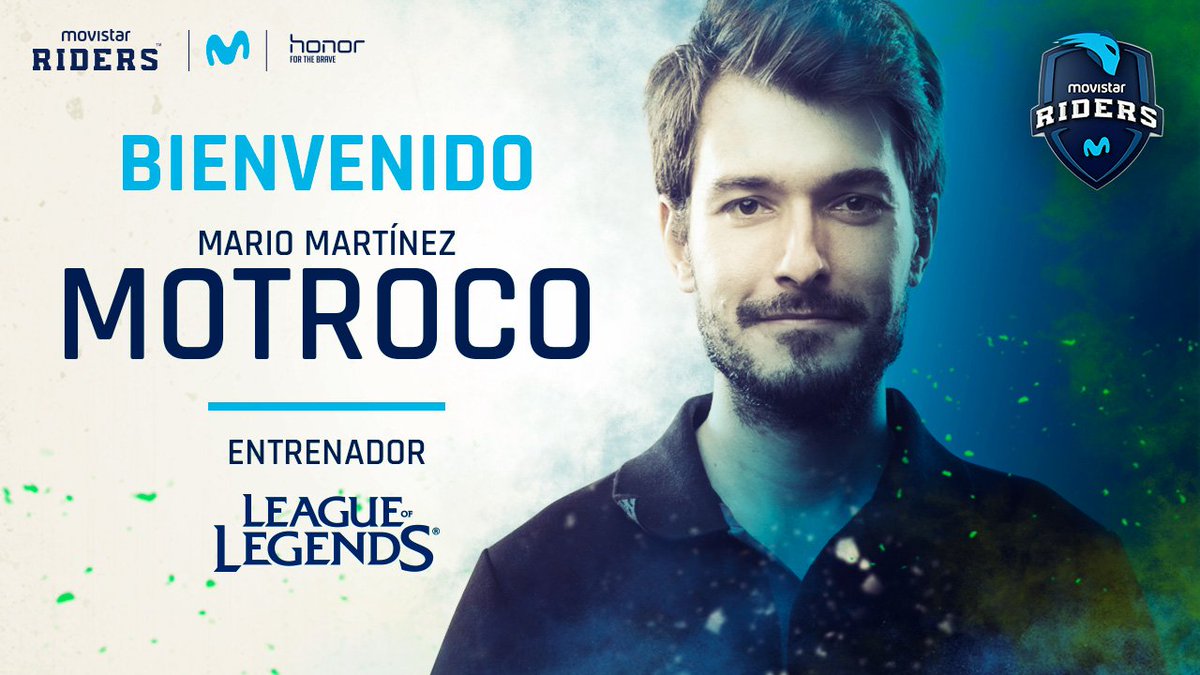Motroco, nuevo entrenador de League of Legends de Movistar Riders via twitter @Movistar_Riders