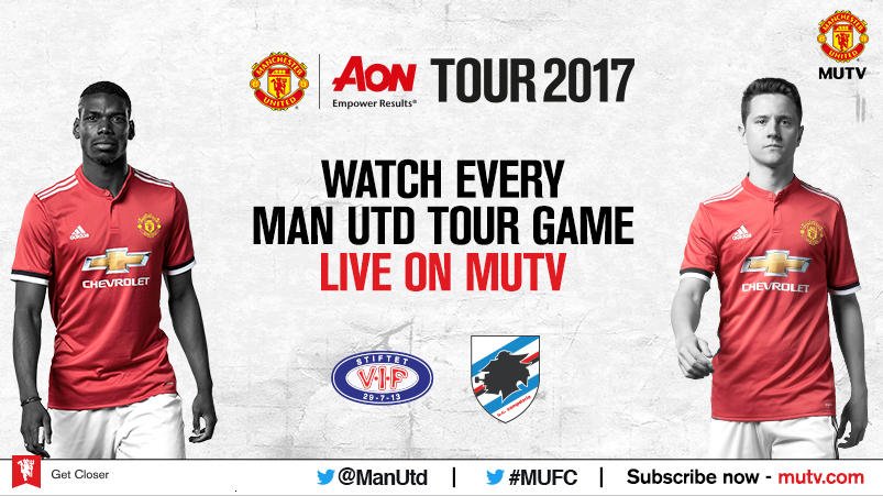 ManUtd's tweet photo. Only two matches left on #MUTOUR... 😭

Subscribe to #MUTV today for live coverage of #MUFC's final games: https://t.co/mkq0Vpd53T https://t.co/suYesRGeUp