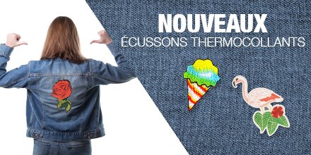 TissusPricecom's tweet photo. La mode des années 90 revient en force avec nos écussons thermocollants tendances. https://t.co/AZqLri6ojL 😀😜👍 #ecusson #mode #thermocollant https://t.co/qZ2REoxQSo
