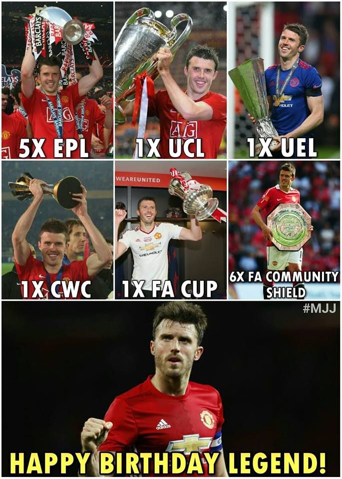 Happy Birthday to the Man Utd Captain, Michael Carrick! 