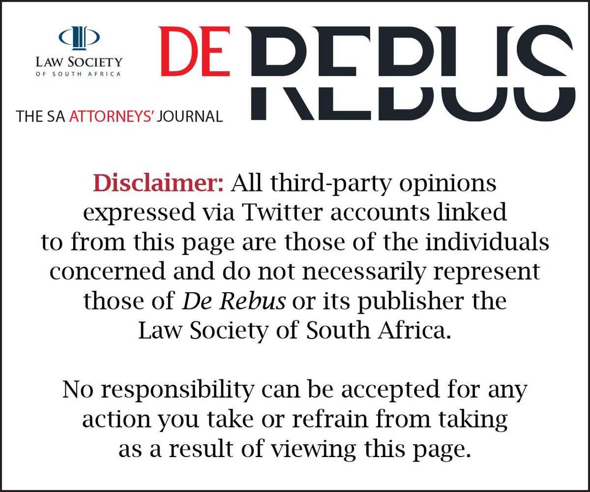 De Rebus tweet media
