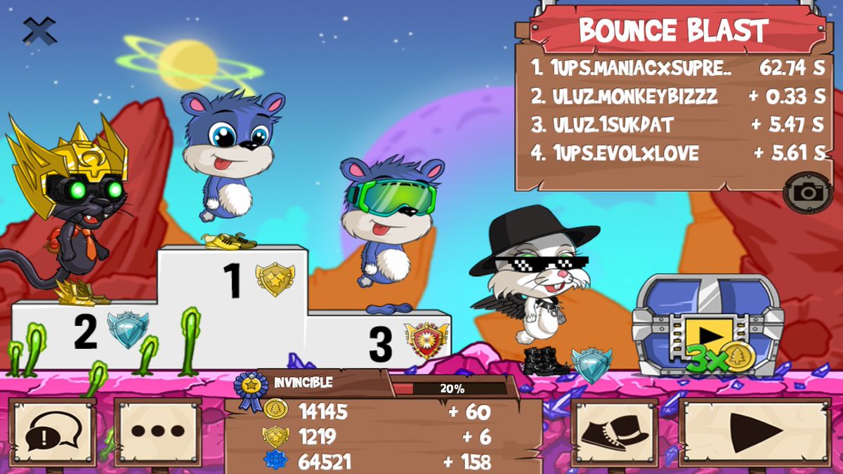 MANIACxSUPREME's tweet photo. I just beat a #DirtybitDev! #funrun2 #Monkeybizzz #1sukdat #EVOLxLOVE https://t.co/wFvWlUKfVj