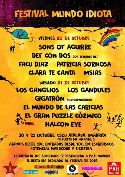 mundoidiota's tweet photo. Pulsa RT y entra en el sorteo de 2 abonos individuales para el Festival Mundo Idiota 2017:
https://t.co/7rmddOx6r6 https://t.co/jXcQD4z6Es