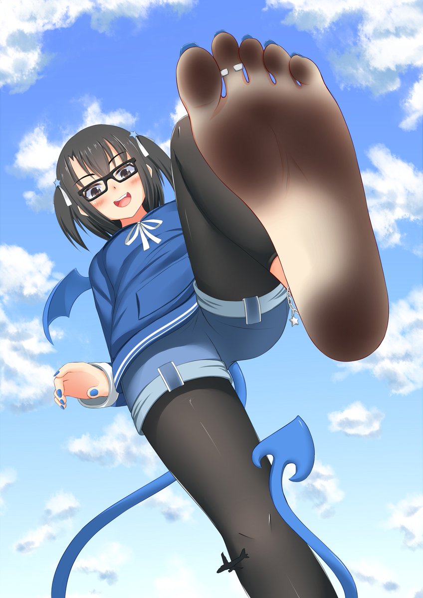 Giantess/GTS drawing featuring self-insert! 私 は 巨 大 娘 で す! ( ` ω `...