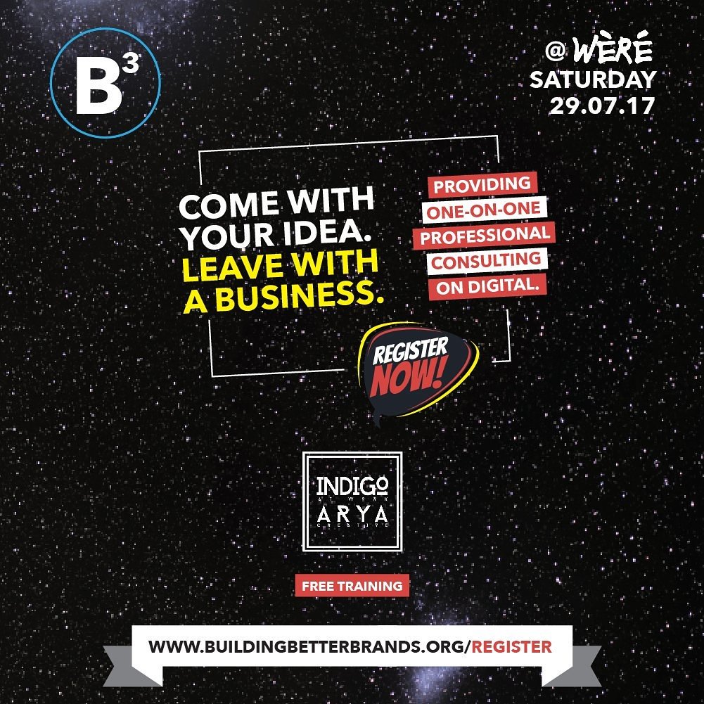 ItohanBarlow's tweet photo. The Building Better Brands workshop is a free training workshop and Google will be giving out certification. Be at wèré  house tomorrow. https://t.co/NsCtFGtSjA