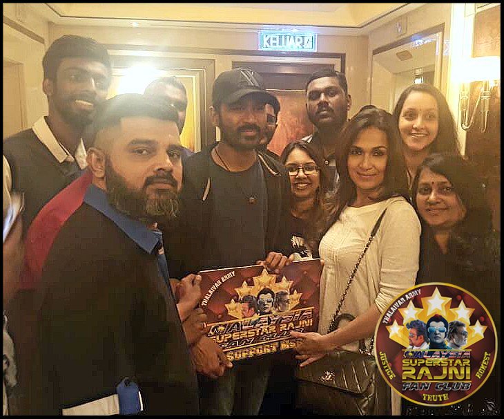 Sara_Saravanan's tweet photo. #vip2 promotions in Malaysia .. #alwaysablast #workisworship #releasefever #raghuvaranvsvasundra @v4umedia1 @dhanushkraja @soundaryaarajni https://t.co/ChUPtNjuru