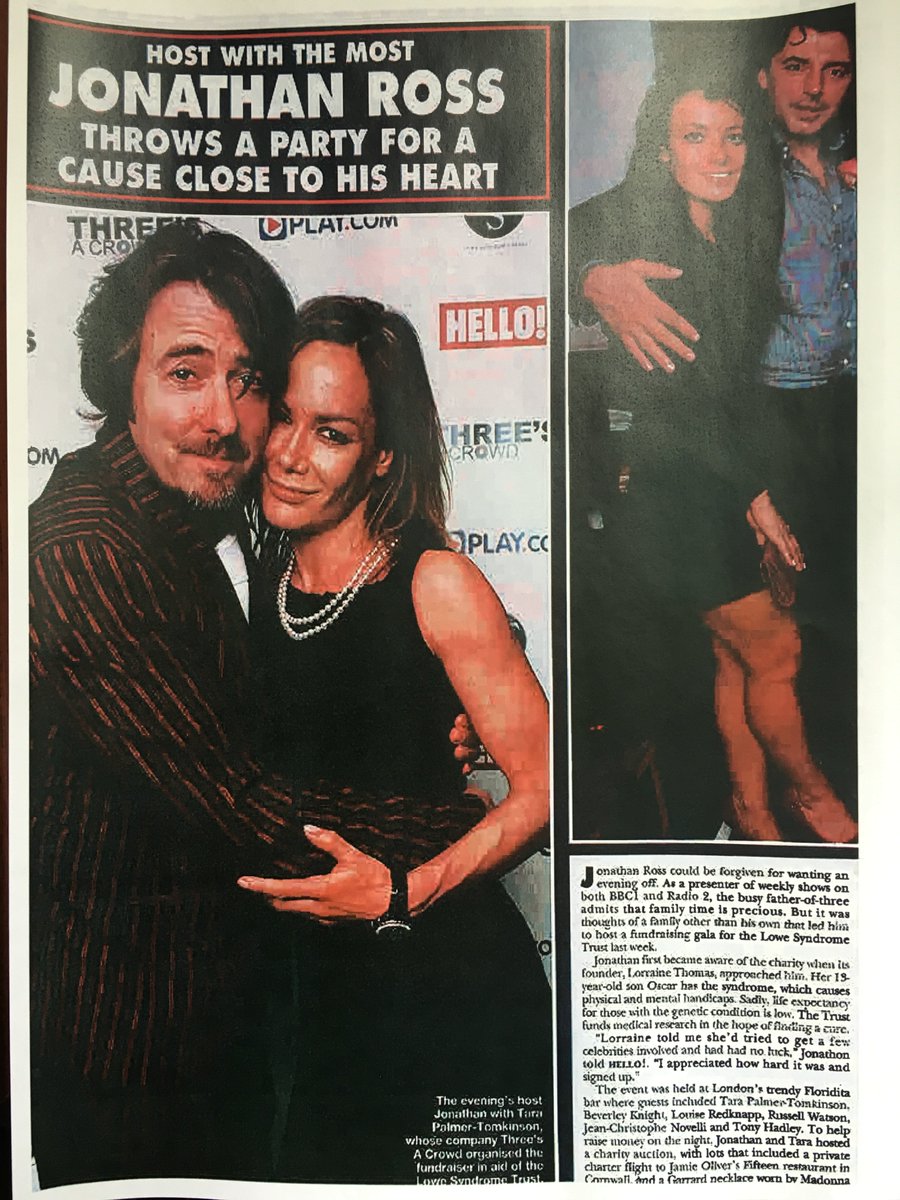 Trustee Jonathan in Hello! Magazine following the Lowe Trust fundraising gala event.
Read full article here: 
lowetrust.com/pdf/Hello_oct2…