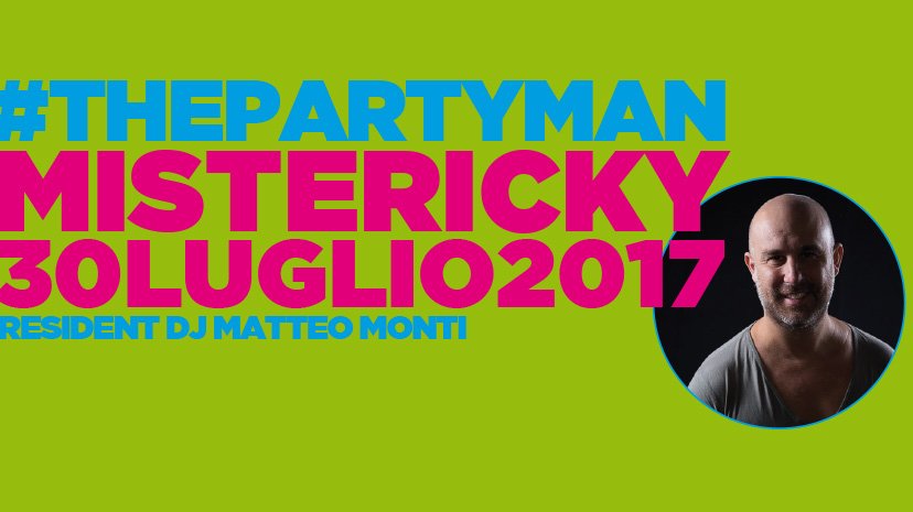 CapanninaBeach's tweet photo. Domenica 30Luglio #ThePartyMan con @Misterickydj & @MatMonti; la notte con @christian_hess_ π
#CapanninaBeach #Jesolo https://t.co/H4ZCH6n0wY