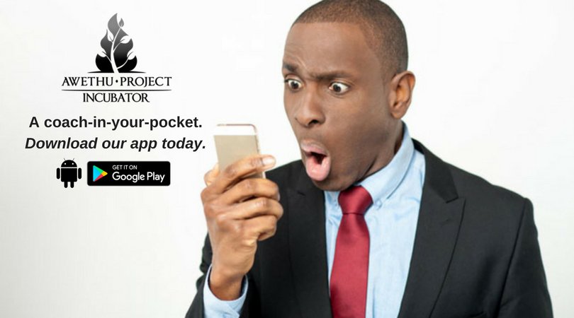 AwethuProject's tweet photo. A business coach-on-the-go? Download the Awethu Project app today! https://t.co/OGLWXafqoR https://t.co/HL0yO4jFj3
