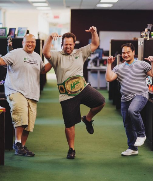 HCSSSupport's tweet photo. The tech champion belt has been handed down... you are a dragon, act like one! #insidehcss #ChampionBelt https://t.co/ahoJWUzvLM