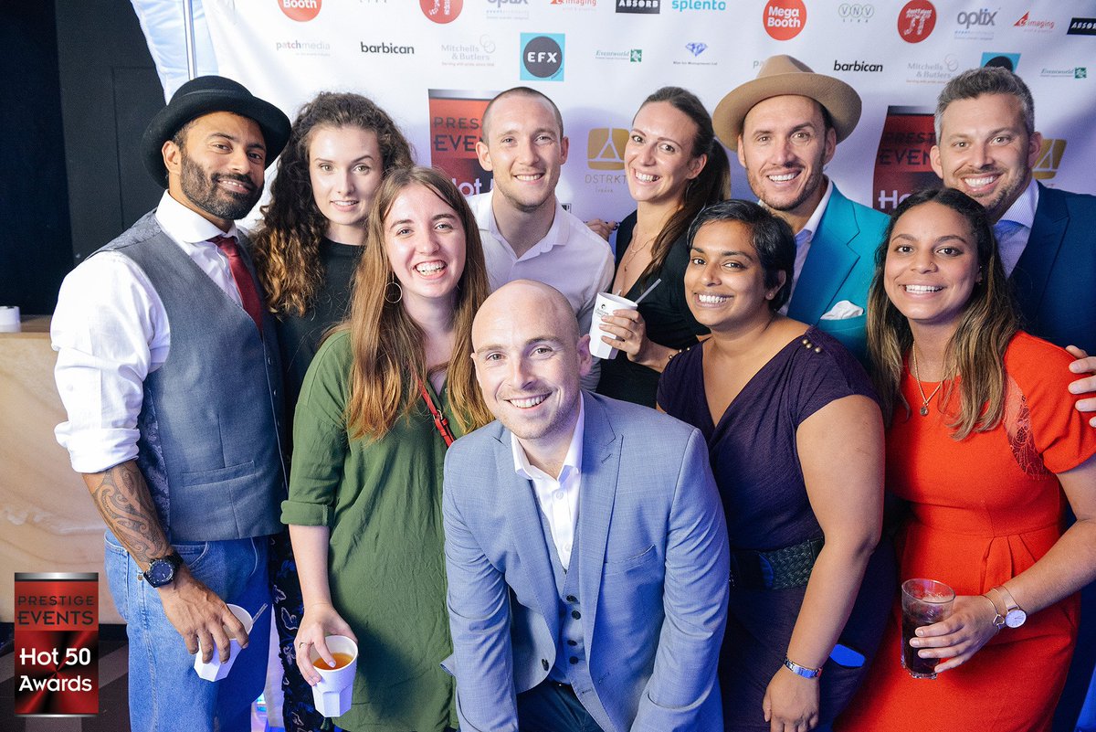 Top squad. #eventprofs this is how we roll!!! #MyILEA #Hot50Awards
