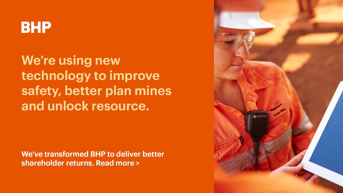 bhp's tweet photo. We're using new technology to improve safety, better plan mines and unlock resource. More → https://t.co/YAMBwF7amm https://t.co/MNEKBPkfTn