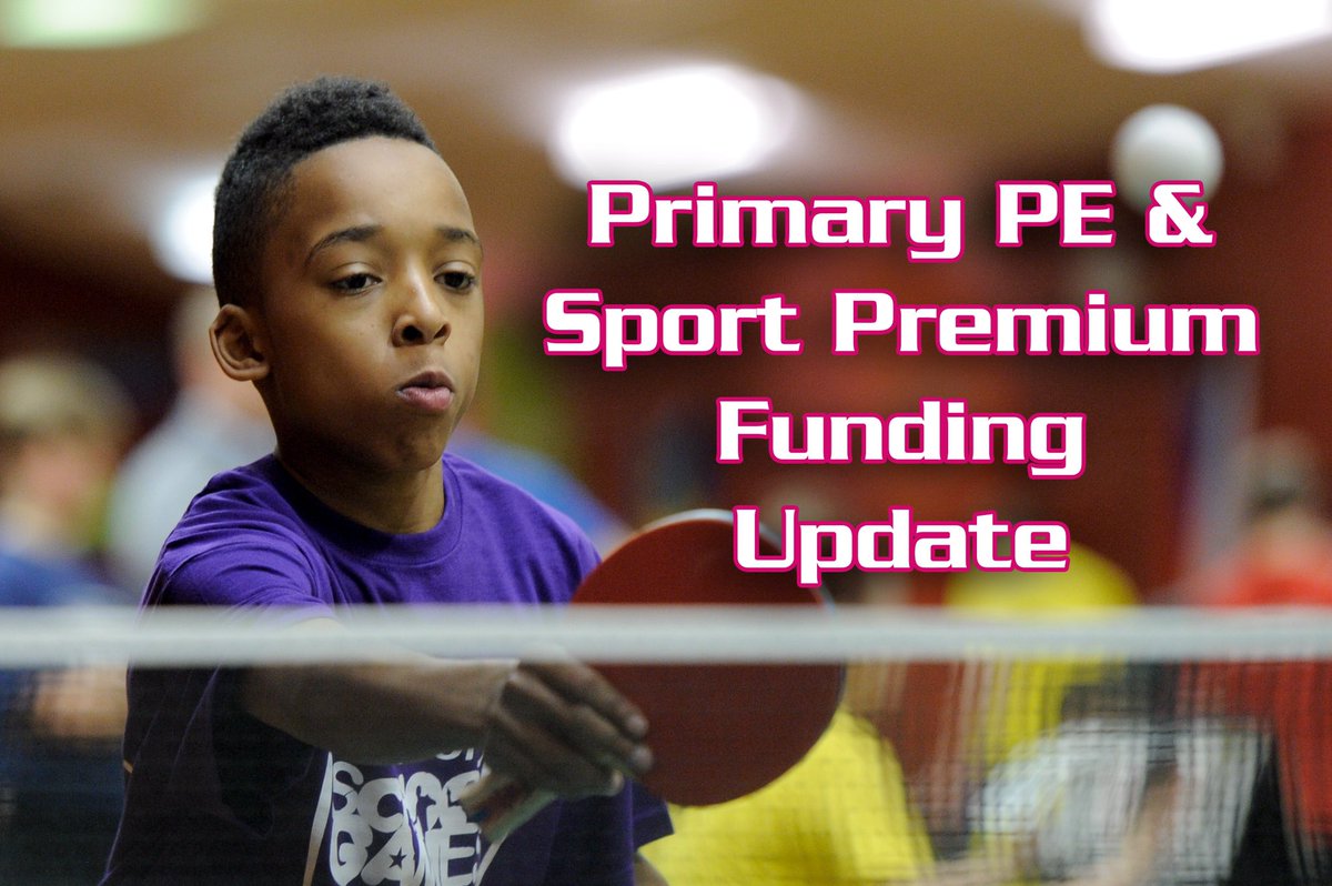 **Breaking News**
 
DfE Outline Formula for Allocating the Doubled Primary PE &amp; Sport Premium… afpe.org.uk/physical-educa…