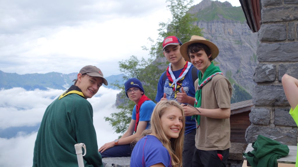 NorthScouts's tweet photo. Explorers on top of the world #CardiffKISC17 https://t.co/gg5pCJvHMc