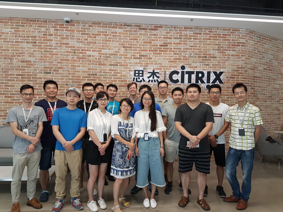 chris_sheph's tweet photo. What a week with the awesome engineering automation &amp; labs team in Nanjing! Shouldn't have taken them on at table tennis though #citrix https://t.co/hUdC8g39Q9