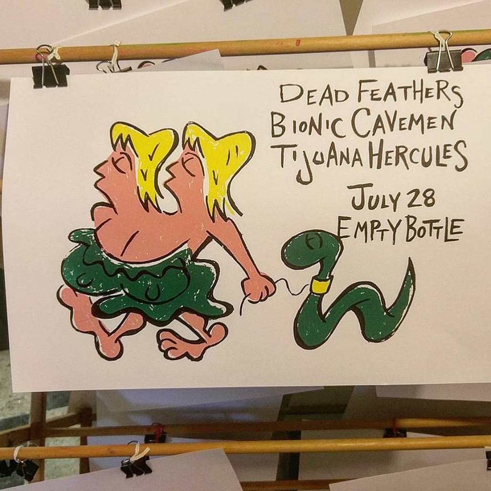 TijHercules's tweet photo. Tonight we play @theemptybottle w/ #deadfeathers #bioniccavemen #djakumal & #nordicliquidlightshow https://t.co/Riu2ZTBDhO