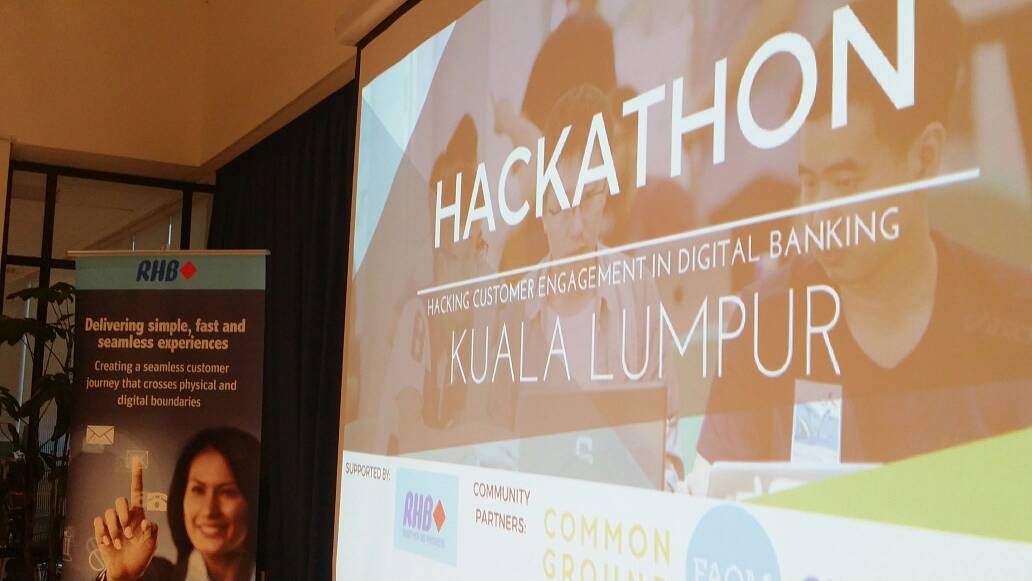 jolee8's tweet photo. It's happening, hacking customer engagement in digital banking #hackathon #digitalrhb #rhbinnovation #DigitalTransformation https://t.co/FfGj47t1vM